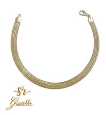 Bracciale in ORO GIALLO 19CM modello MAGLIA MILANESE 18 KT 750% List. 655€