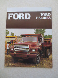 1980 Ford F Series Medium Duty Trucks F600 F700 F800 Advertising Booklet Ebay