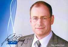 MDR Fernsehen *Thüringen Journal* Autogrammkarte #2 von PAUL ANDREAS FREYER