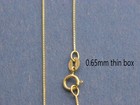 Solid 14k gold Chain Necklace Box chain Rope chain Curb chain 14kt gold ...