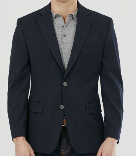 $295 Michael Kors Men's Blue Modern-Fit Stretch Blazer Suit Coat Jacket Size 48R - Picture 1 of 6