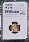 1950-S 1C Lincoln Head Wheat Cent MS 66 Red NGC # 6775968-059 + Bonus