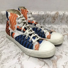 Pro-Keds Hi Jessie Brown Abstract Print High Top Blue Orange Shoes Mens Size 11