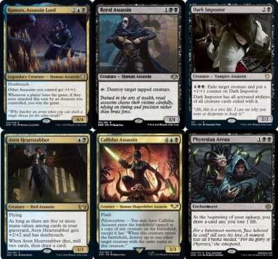 assassin deck mtg commander MTG Commander EDH Deck Ezio Auditore da Firenze 100 Cards Assassin's Creed  Custom Deck main image 1