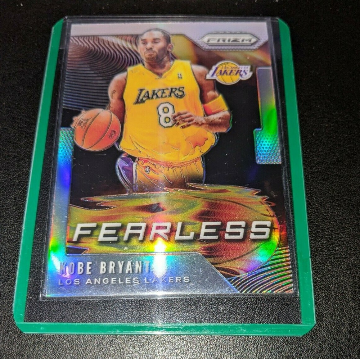 2019-20 Panini Prizm Fearless Silver Kobe Bryant #12 LA Lakers Refractor HOLO