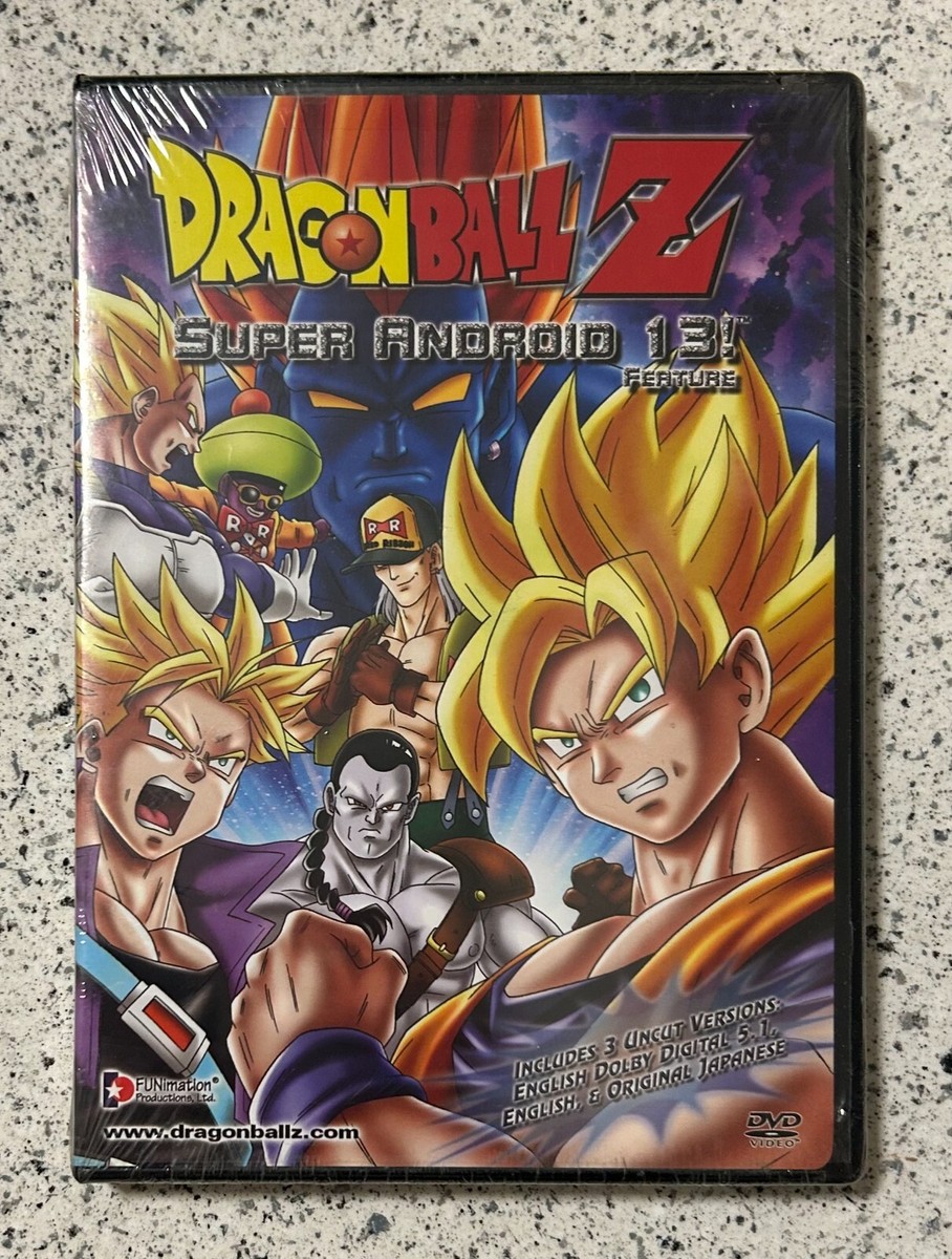 Dragon Ball Z Super Android 13! New DVD Funimation Release Uncut (Loose  Disc)