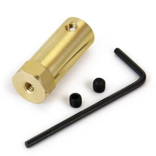 Brass Hex Motor Shaft Coupling Joint Coupler Spanner 30mm for RC Car Train Boat