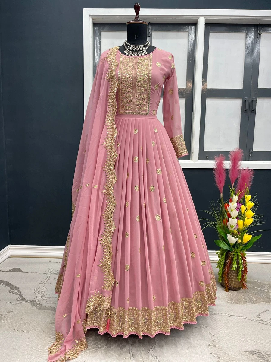 Buy Embroidery Red Anarkali Gown, Indian Wedding Wear Gown, Long Flared Gown  Fully Stitched Dress, Anarkali Dress Indian Traditional Wear Outfit Online  in India - Etsy