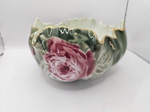 1910-1930 - Art Nouveau Barbotine Cache-pot Stamped