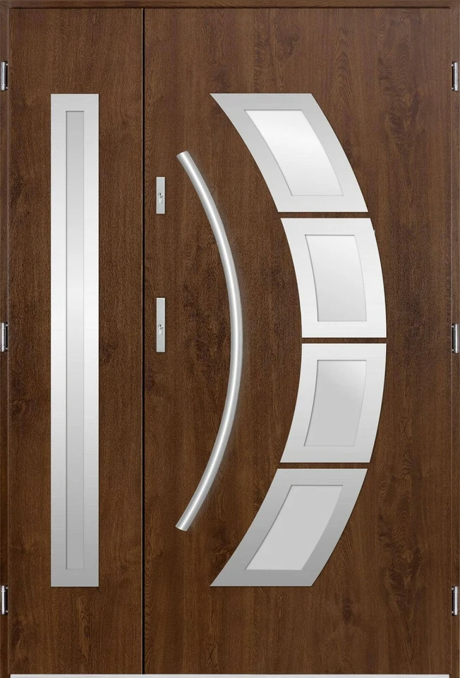 Double Front Entry Door, Side Panel, Anthracite, Metal + PUR, Globarro PS TAU2 - Image 2 of 4