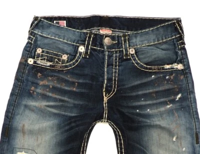 TRUE RELIGION GENO SUPER T HERREN JEANS – W34 L32 rocco bobby**TOP 2026 34/32 ** - Bild 1 von 4
