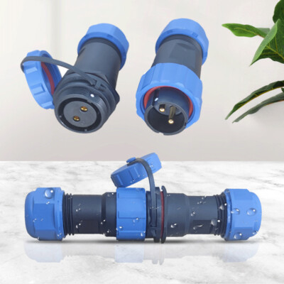 IP68 Aviation Grade Waterproof Cable Connectors 2-10 Pins With Male Female Wire