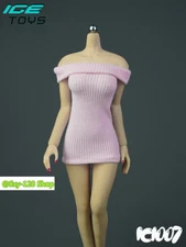 ICETOYS IC1007 1/6 Female Pink Sweater Dress Fit 12''PH Tbl JO Action Figure Toy