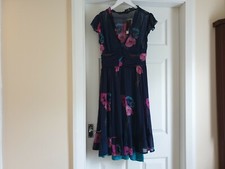 Dress "Next“Detachable Lining Navy Mix Size:12 (UK) Eur 40 New SALE