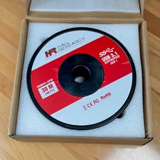 Hall Research Model CUSB3V1-AP50, USB 3.1 Active Optical Plenum Cable, 30m