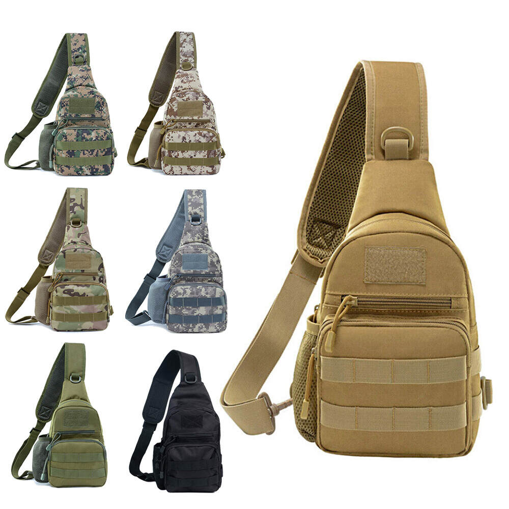 Men's Sling Bag Backpack Cross Body Backpack Shoulder Bag for Caming Fishing