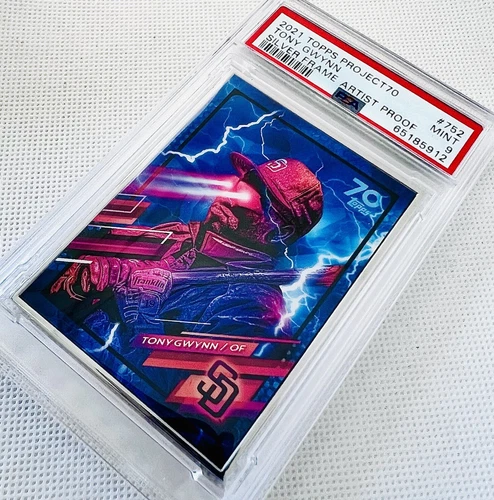 2021 Topps Project 70 Tony Gwynn Mikael B. Artist Proof SP #/51 PSA 9 🔥