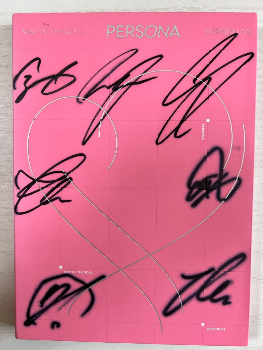 BTS [MAP OF THE SOUL : PERSONA] Autographed Signed Promo