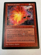 Torrent of Lava - Magic the Gathering MTG Mirage Single Card