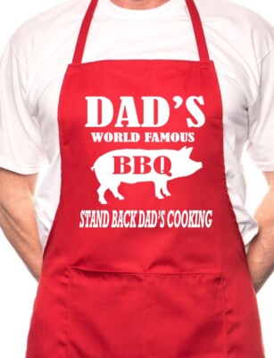 Dad's Famous Barbeque BBQ Kochen lustige Neuheit Schürze