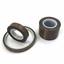 5/8/10/13/15/19/20/25/30mm x 0.25mm x 10M PTFE Adhesive Tape Nonstick