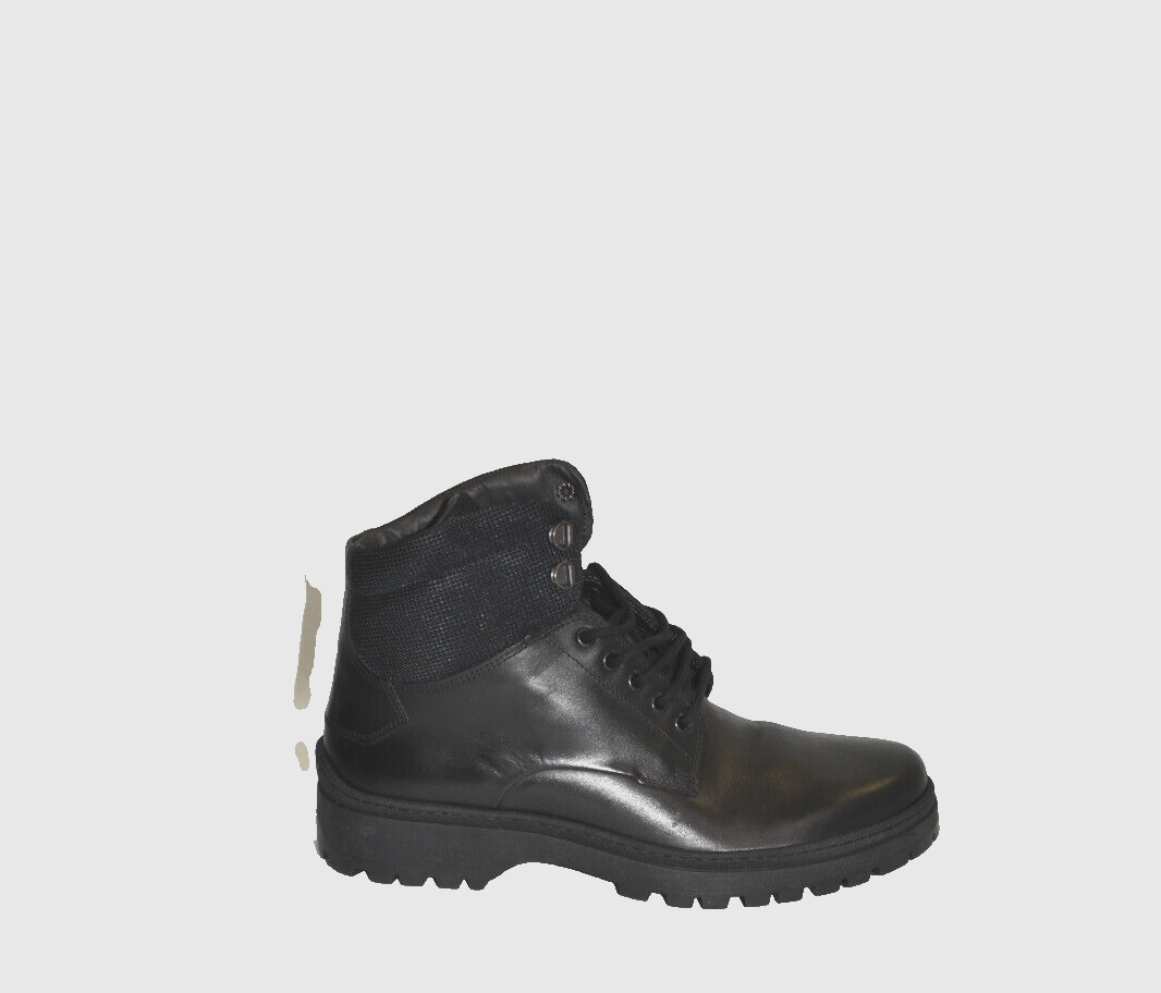 SAOLA Nuovo! Stivali derby Bruno Magli Val in pelle misura 10 5 M neri DD328A