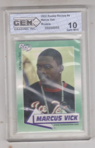 2002 - Rookie Review - Marcus Vick - ROOKIE CARD - GEM MINT 10!!!