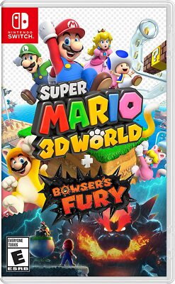 SUPER MARIO 3D WORLD + BOWSER'S FURY - Nintendo Switch, Brand New
