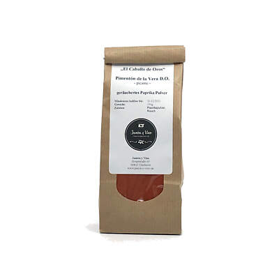 Pimenton de la Vera dulce 150g - geräucherte gemahlene Paprika Pulver süß Paella