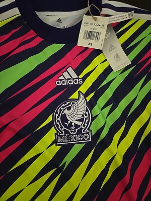 Adidas 2022-23 Mexico Goalkeeper Icon Jersey Mens Size XSmall
