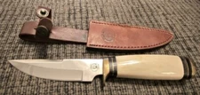 Reduced! Chipaway Cutlery 5.5" SS Blade Overall 10.25" in the Leather Sheath!!!