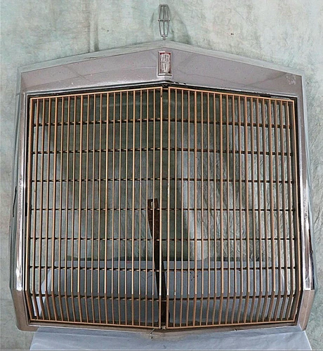 1977-1979 LINCOLN CONTINENTAL MARK V 5 RADIATOR CHROME GRILLE D7LB-8A068-AE OEM