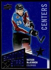 2018-19 Upper Deck Shooting Stars Centers Nathan MacKinnon Colorado Avalanche