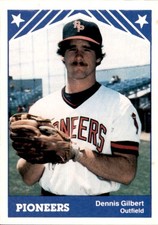 1983 Redwood Pioneers TCMA 11 Dennis Gilbert Salinas California CA Baseball Card