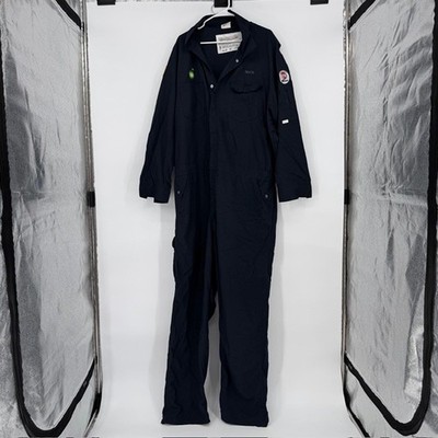 Vintage BP Nomex FR Flame Resistant Coveralls Jumpsuit Size 54T Workwear