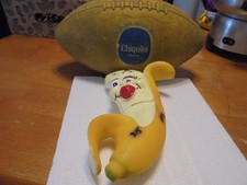 Vintage Chiquita Banany Piłka nożna plus Lady Chiquita Zabawka do wyciskania