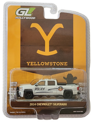 GreenLight 1:64 2014 Chevrolet Silverado Broken Rock Police Toylandbay Exclusive
