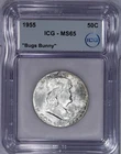 1955 Franklin Half Dollar 50C ICG MS65 "Bugs Bunny"