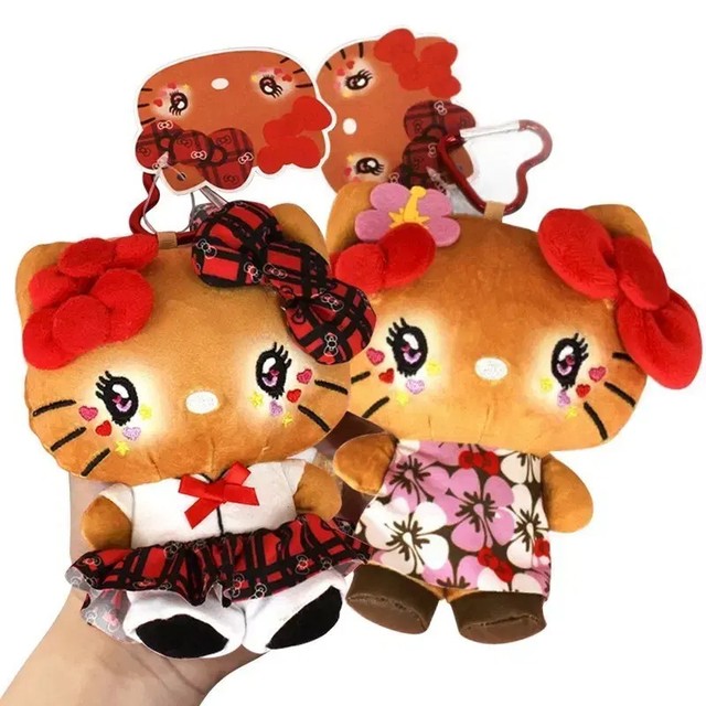 Hello Kitty Character Keyring from Gyaru School Uniform Collection