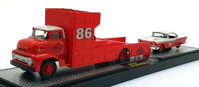 Castline M2 Machines 1/64 Scale TW20 - 1956 Ford COE & 1957 Fairlane 500 #86