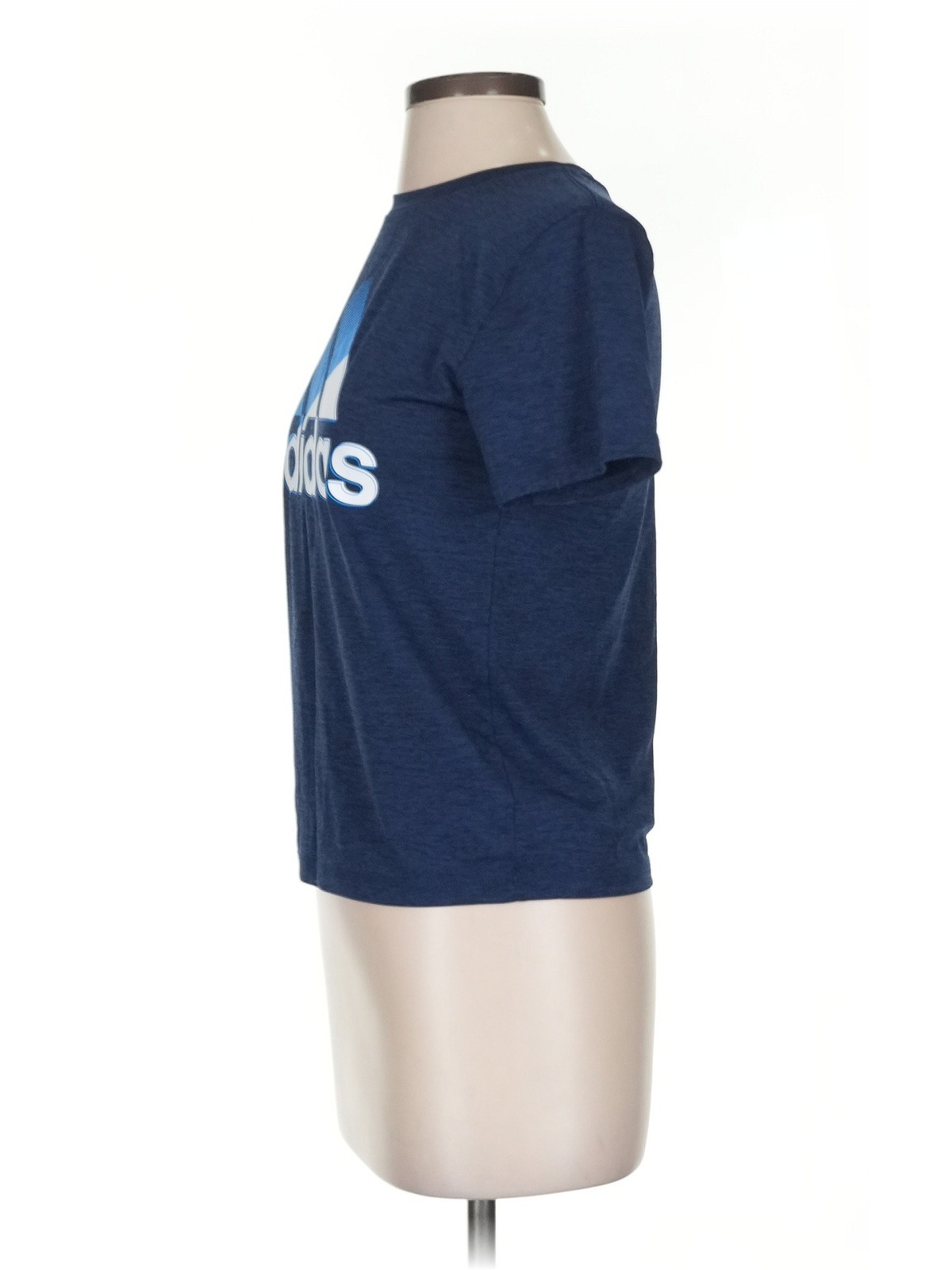 Adidas Women Blue Active T-Shirt S thumbnail 4