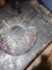 Vintage Mikasa Garden Crystal Platter — photo 1