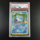 PSA 9 Blastoise 2/102 Pokemon Celebrations Classic Collection Holo Graded Card