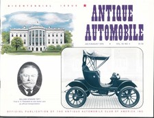 ANTIQUE AUTOMOBILE V40n4 William Howard Taft Theodore Roosevelt 7-8 1976