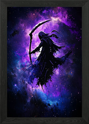 Reaper in the Galaxy Gerahmtes Wandbild Poster Leinwanddruck Bild