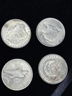 Silver Dollar Lot 90% Silver 1889 & 1921 Morgans 1922 & 1923 Peace Dollars