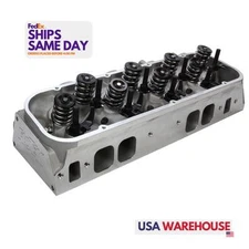 Flo-Tek 290-600, One Natural Aluminum Bbc 290Cc Alm Cylinder Head Assembled 