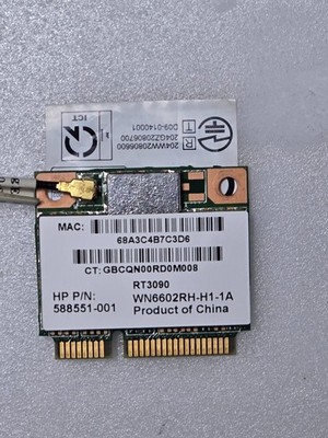 HP 588551-001 RT3090 WiFi Card Mini PCIe w/ Antenna Laptop Wireless Tested