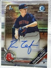 2019 Bowman Draft Chrome Draft Pick Autographs Ryan Zeferjahn /499 (AU, RC)