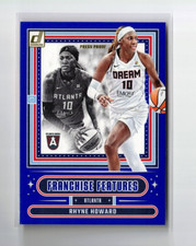 2025 Panini Donruss WNBA - Franchise Features Rhyne Howard #4 Press Proof Blue